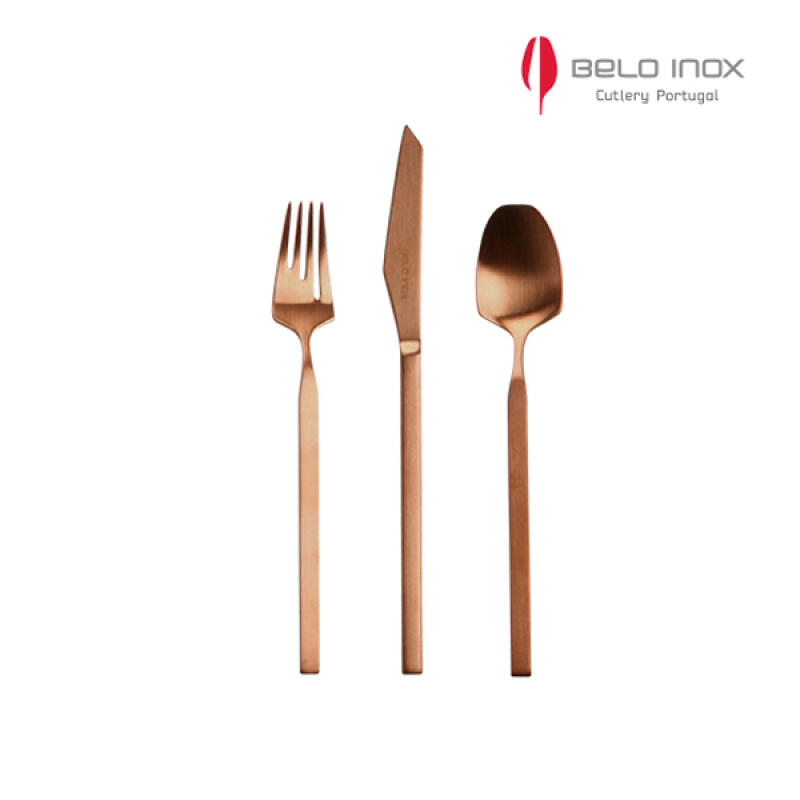 [belo inox] Bertis Bronze Dessert Cutlery Set of 3