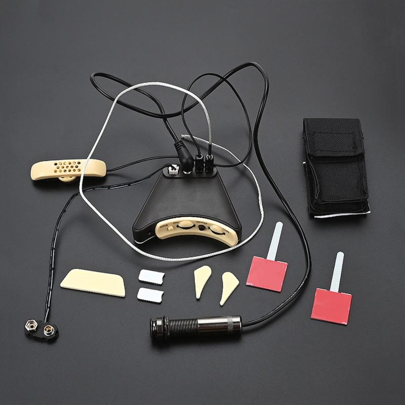 Acoustic Guitar Pickup Microphone Sound Hole Equalizers Piezo Pickup Replacement
