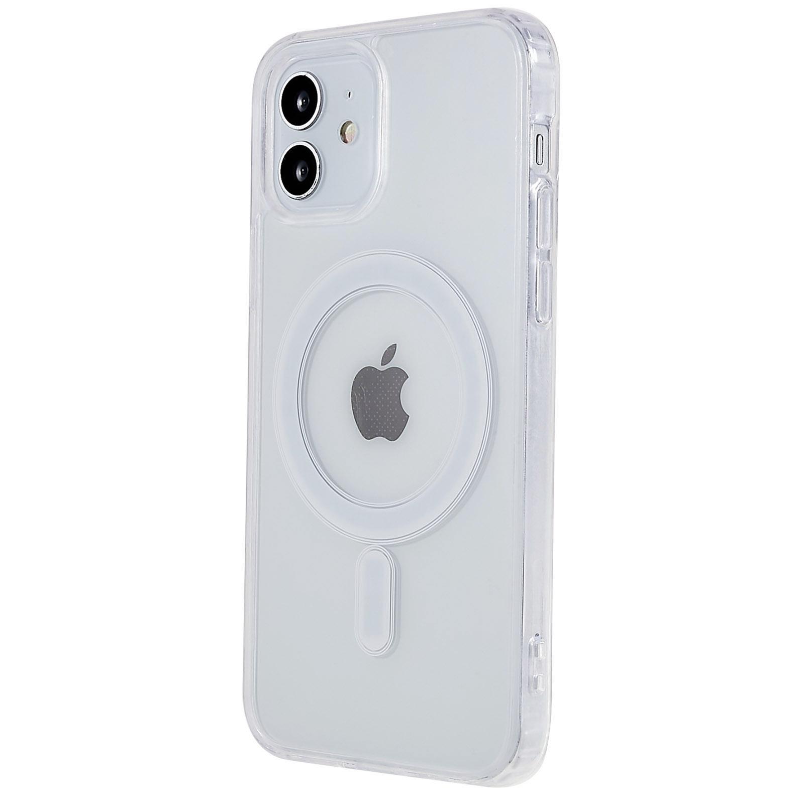 

For iPhone 12/12 Pro 6.1 inch Hard Acrylic Soft TPU Case Compatible with MagSafe Crystal Clear Cell Phone Cover A