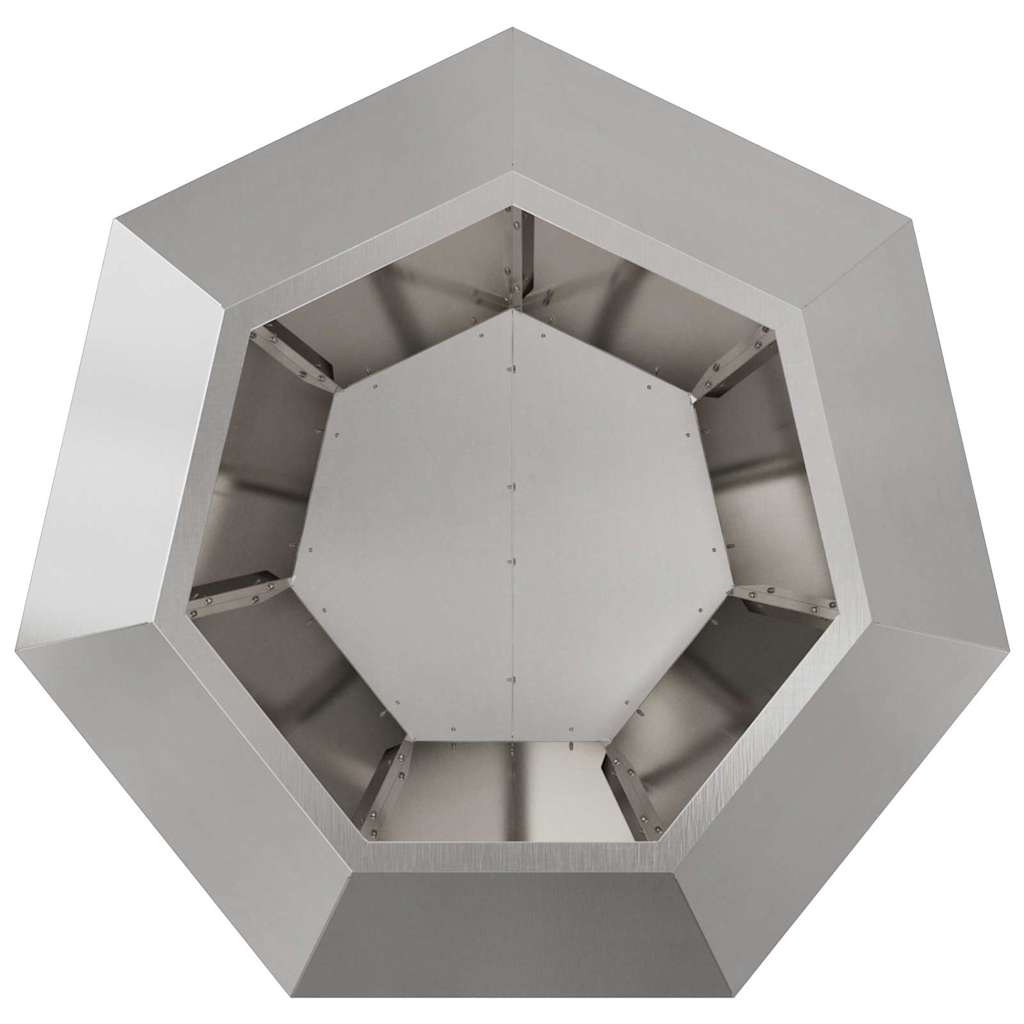 Plant Pot Silver 75 x 75 x 60 cm Stainless Steel