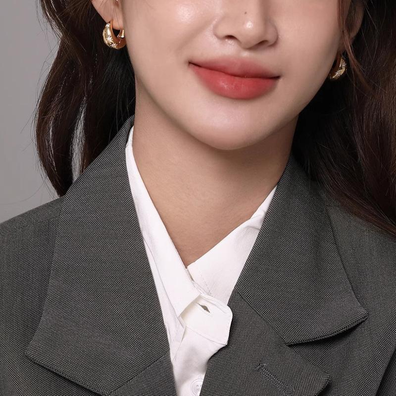 Water Drop Earrings Summer Female Light Luxury Niche Design Sense Star Mango Earrings Daily Commuting Earrings Affordable Dainty Earrings Daily Wear