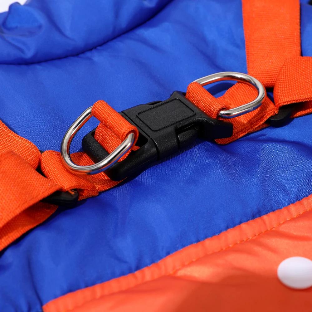 Autumn Winter Dog Jacket With Harness Pocket Pet Coat for Small Medium Dogs Cats Puppy Pug Vest Costume Outfits Warm Dog Clothes