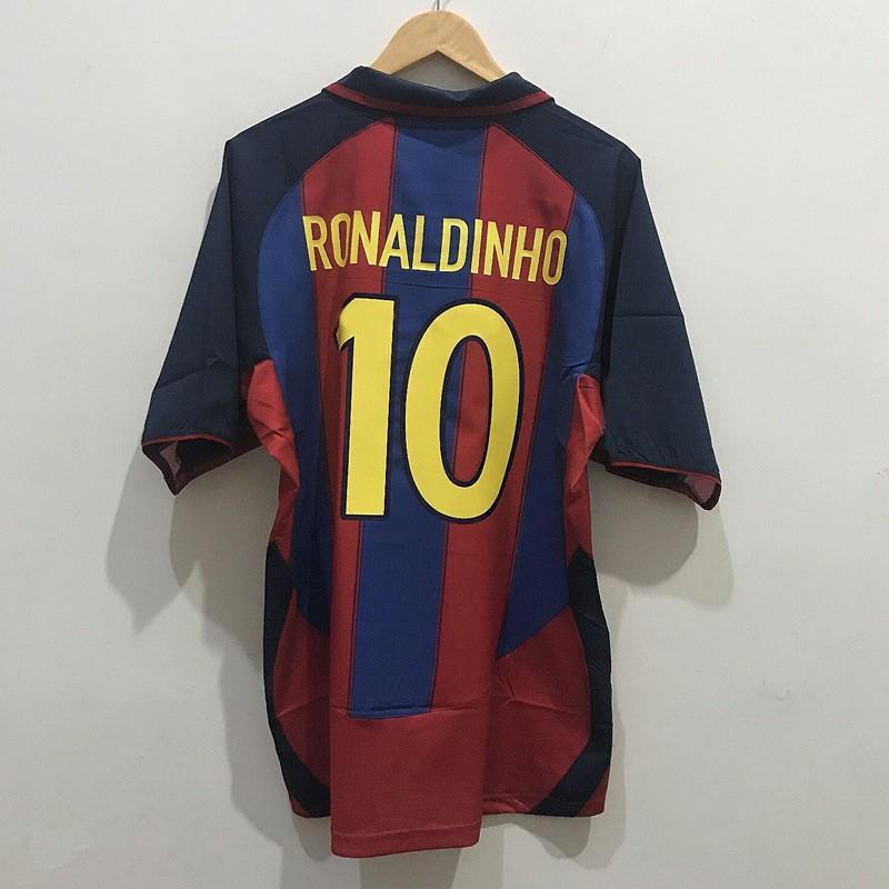 Retro Football Jersey Popular AC22 Kaka 80 Ronaldinho Manchester United Red Devils Santos 11 Source Manufacturer