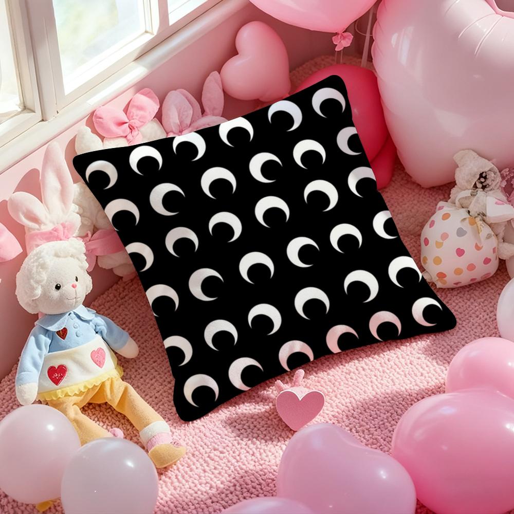 M-Marine S-Serre Luxury Cushion Cover Pattern Printed Pillowcase for Living Room Sofa Cushion Cover & Bedroom Decor 12x12Inch