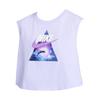 Alphabet Print Breathable Sleeveless Vest Women Tops Purple FD1215-536