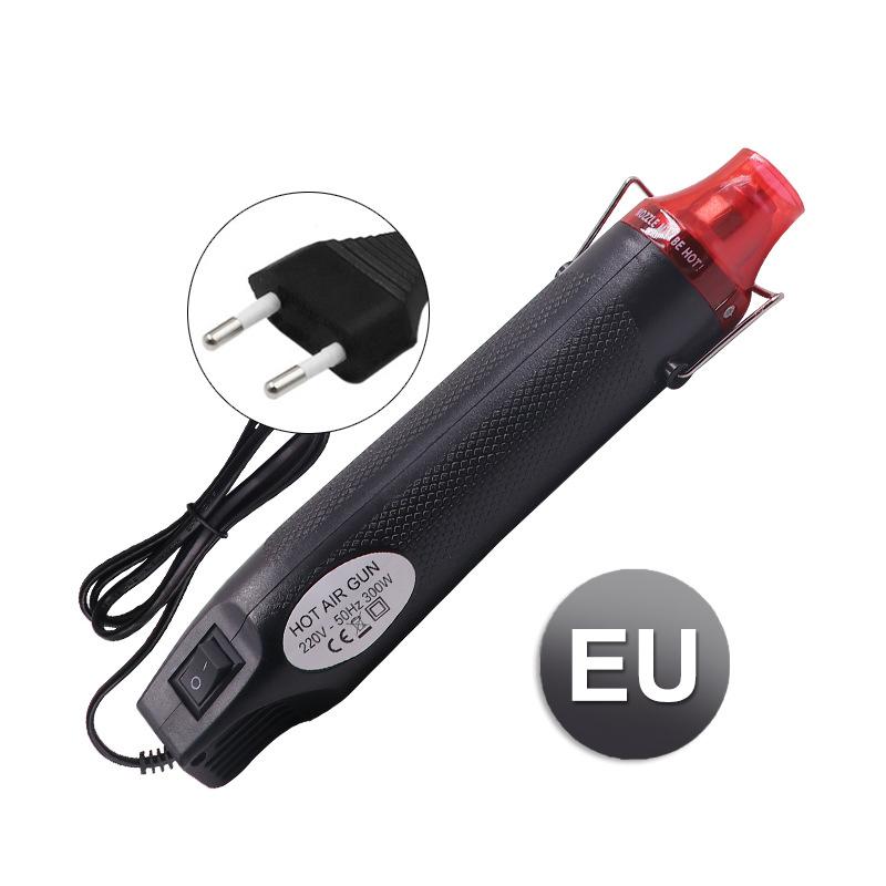 220V DIY Heißluftpistole Elektrisches Werkzeug Luftpistole 300W Temperaturpistole Mit Ständer Schrumpfplastik DIY Bastelwerkzeug