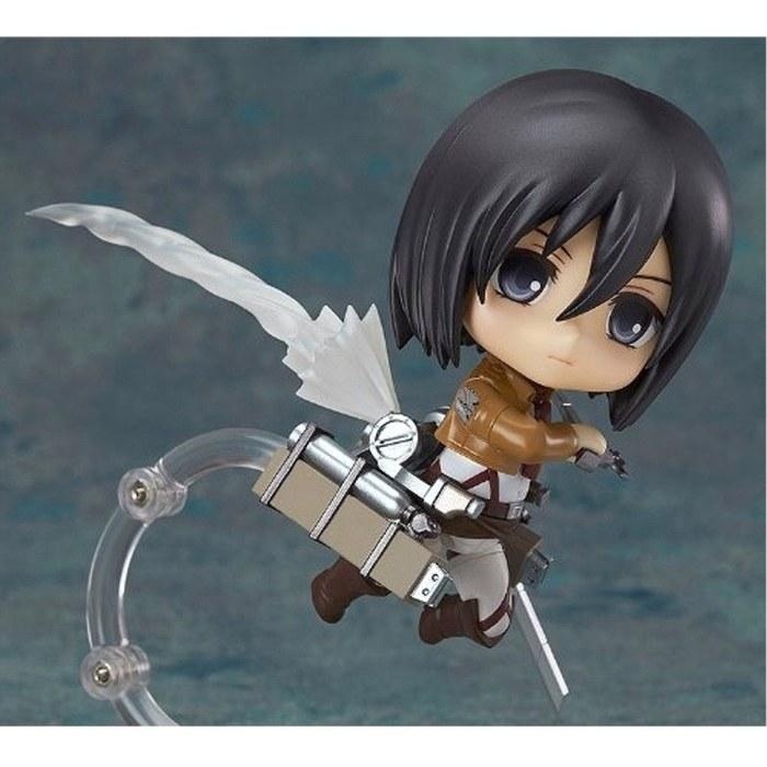 Shingeki No Kyojin Nendoroid Mikasa Ackerman (Non-Scale ABS&PVC Painted Action Figure) Black & White One Size