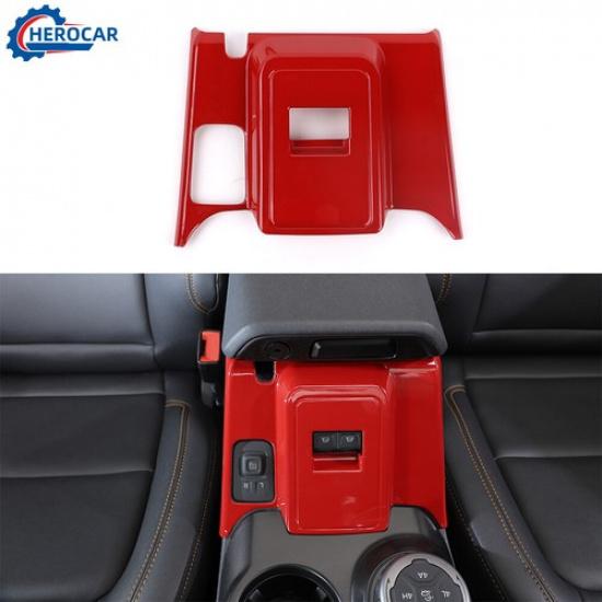Interior Window lift Switch Cover Trim For Ford Bronco +Red Accessories ABS