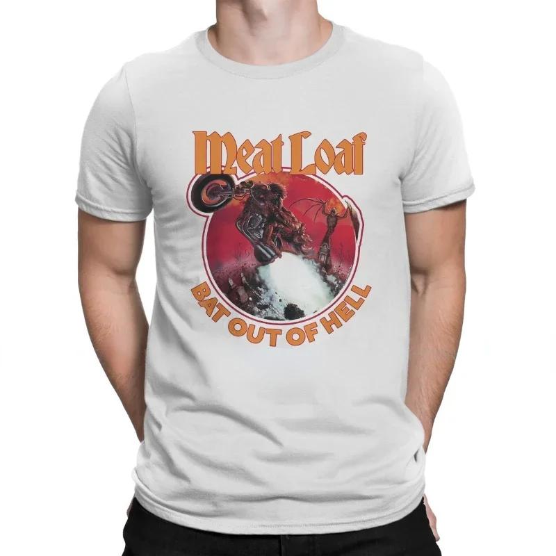 Bat Out of Hell TShirt for Unisex Goth Style Clothing Novelty T Shirt Homme Print Loose Breathable Graphic Tops Casual Streetwear