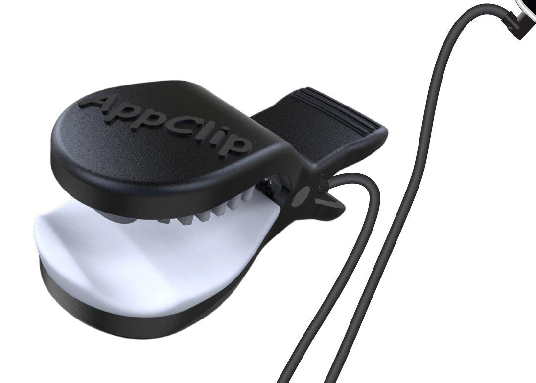 

Onboard AppClip contact microphone for smartphone tuner apps (pickup)