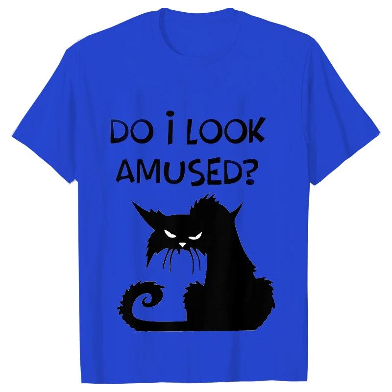 Black Cat I Was Told To Check My Cattitude T Shirt for Men Women Tops Funny T Shirt Short Sleeve Tees Summer Brand Tee Shirt