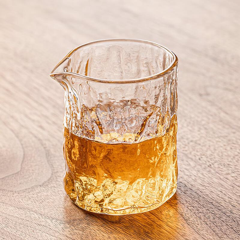 Hammered Glass Tea Fairness Pitcher