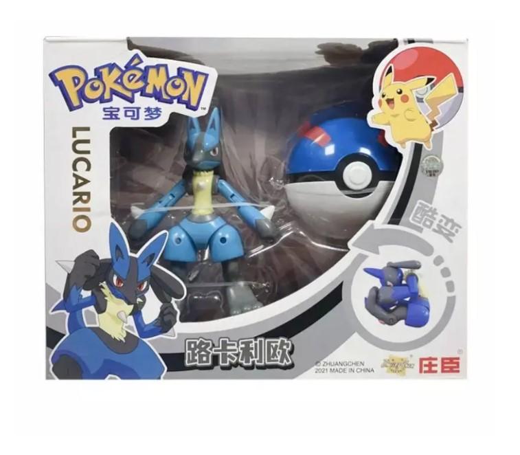 

Покемон Покебол Lucario Pokemon GO куля з фігуркою-трансформером 13 синій