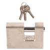 2 Pcs Horizontal Padlock Rectangular Anti Theft Waterproof Shear Proof Security Padlock with 6 Keys