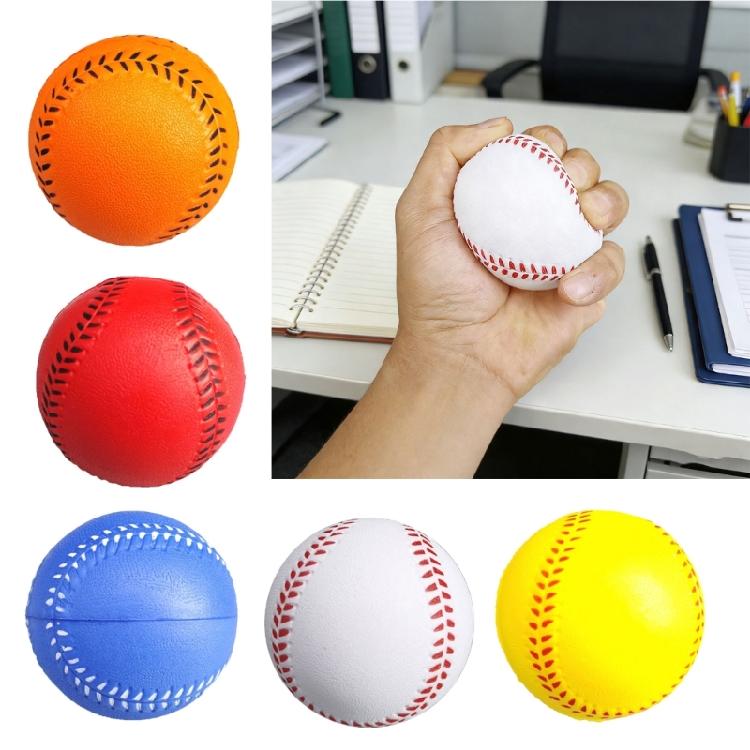 4Pcs Soft PU Baseball Foam Softball Elastic Squeeze Toy Training Ball for Outdoor Practice Team Game Easy to Use