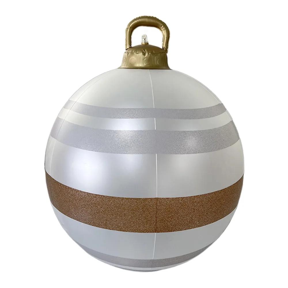 60cm Gardens Balloon Decoration without Light Christmas Ball PVC DIY Inflatable Ball Outdoor
