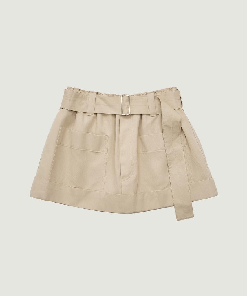 Grove Calia Skirt Pants (Beige)