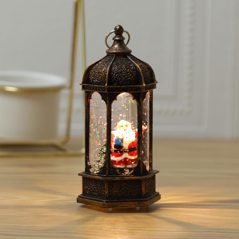 Рождественские украшения ретро маленькая ветряная лампа рождественские украшения ночник 2023 новые рождественские подарки