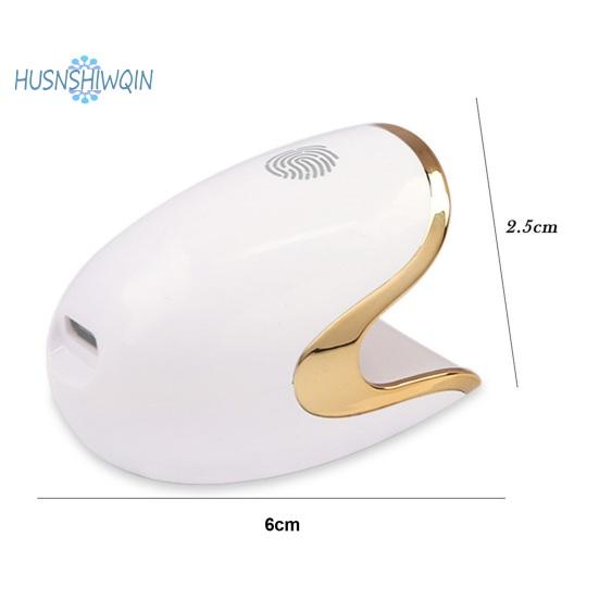 Portable Gel UV Nail Dryer - 3 LEDs, Soft Lighting, No Dazzling LED Nail Lamp for Quick Bake Dry Nail Polish