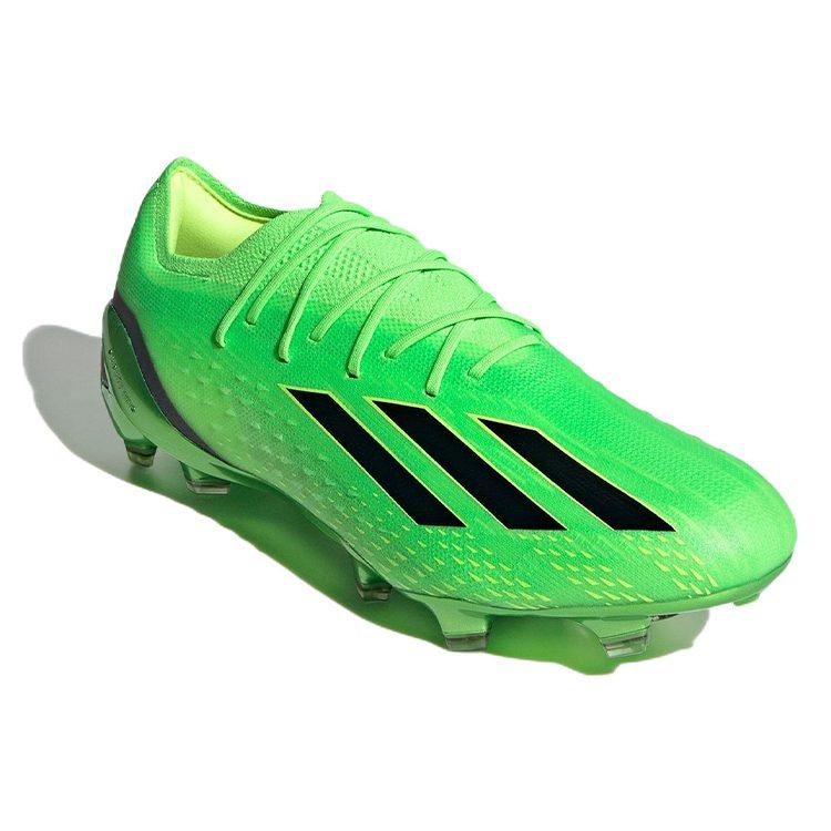 Adidas X Speedportal FG Firm Ground Slip Resistant Abrasion Resistant Soccer Shoes Men's Neon Green GW8426