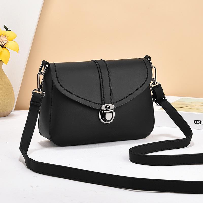 Solid Color PU Leather Tassel Shoulder Crossbody Bag Women Mummy Bag Versatile Practical Casual Fashi Handbag