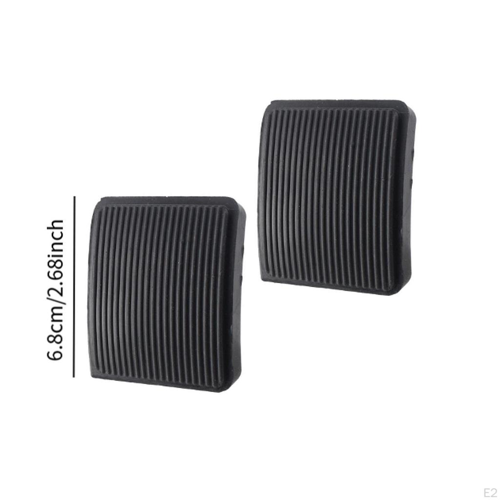 2 Pieces Brake and Clutch Pedal Pads F07A-2457-aa Practical Replacement Accessory Wear Resistant