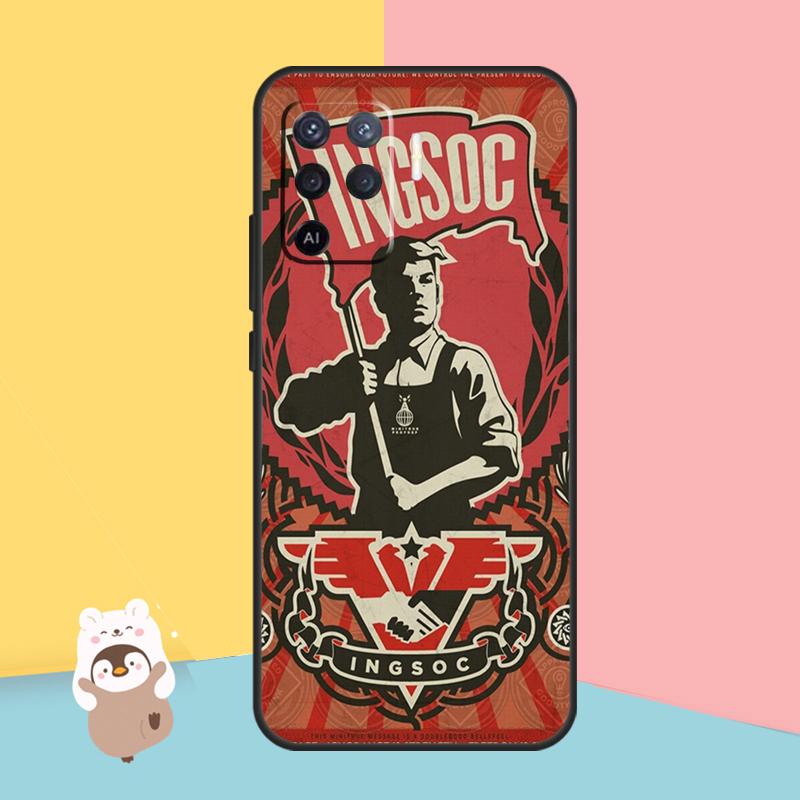1984 George Orwell Case For OPPO Find X5 X3 Lite Pro A15 A16 A52 A72 A5 A9 A31 A53 A83 A93 A54 A74 A94 Cover