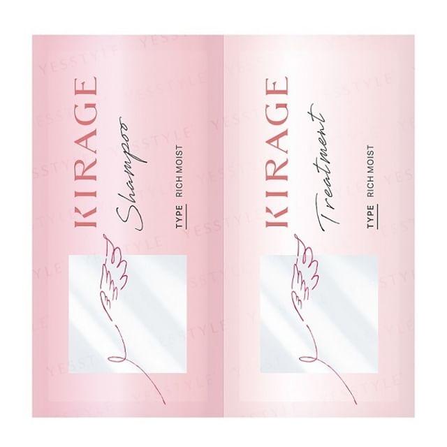 Kose - Kirage Rich Moist Hair Shampoo & Treatment Trial 10ml x 2