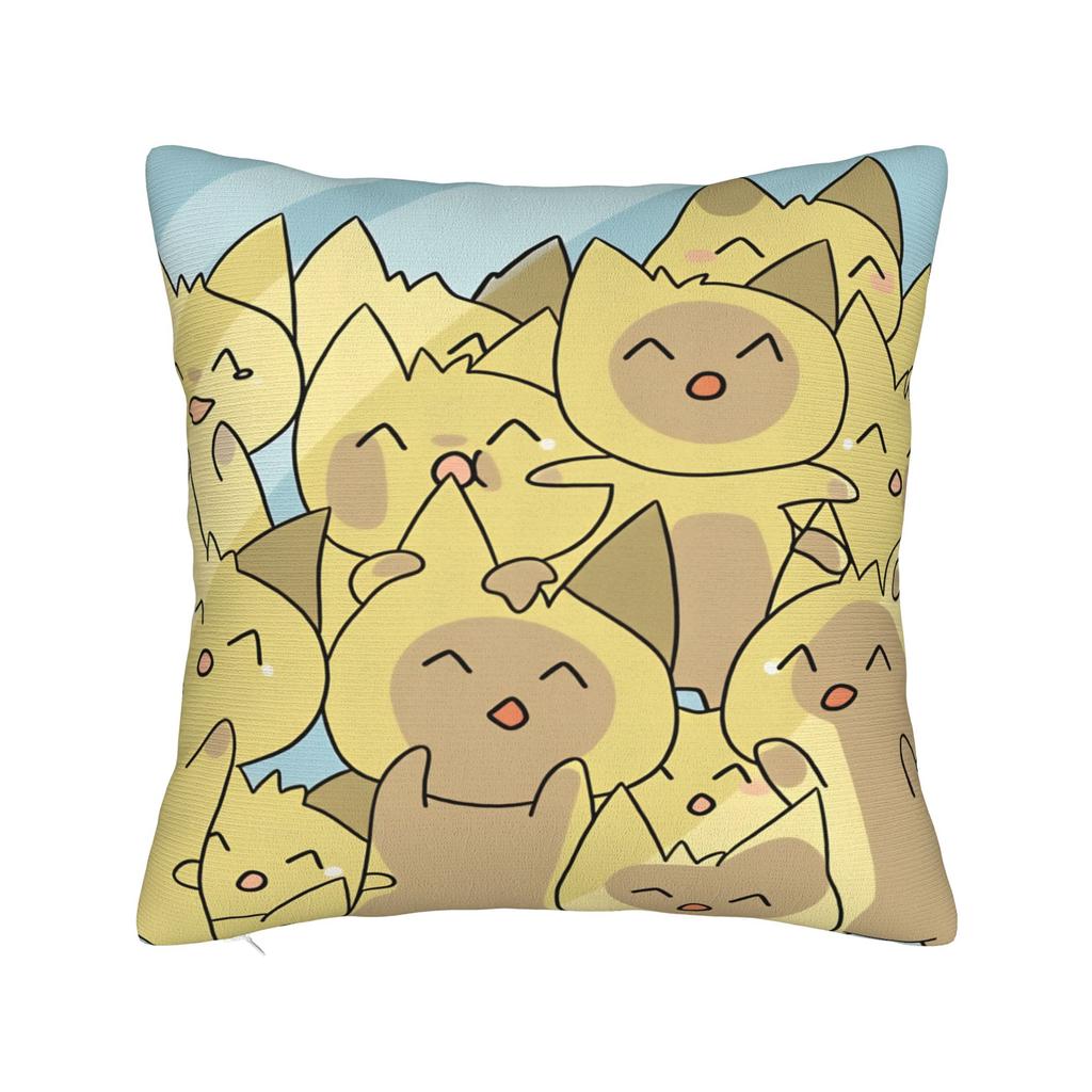 Horror Game M-Mogekos C-Castleds Pillow Case Soft Pillow Cover Vintage Pillowcases For Sofa Couch Bed Living Room