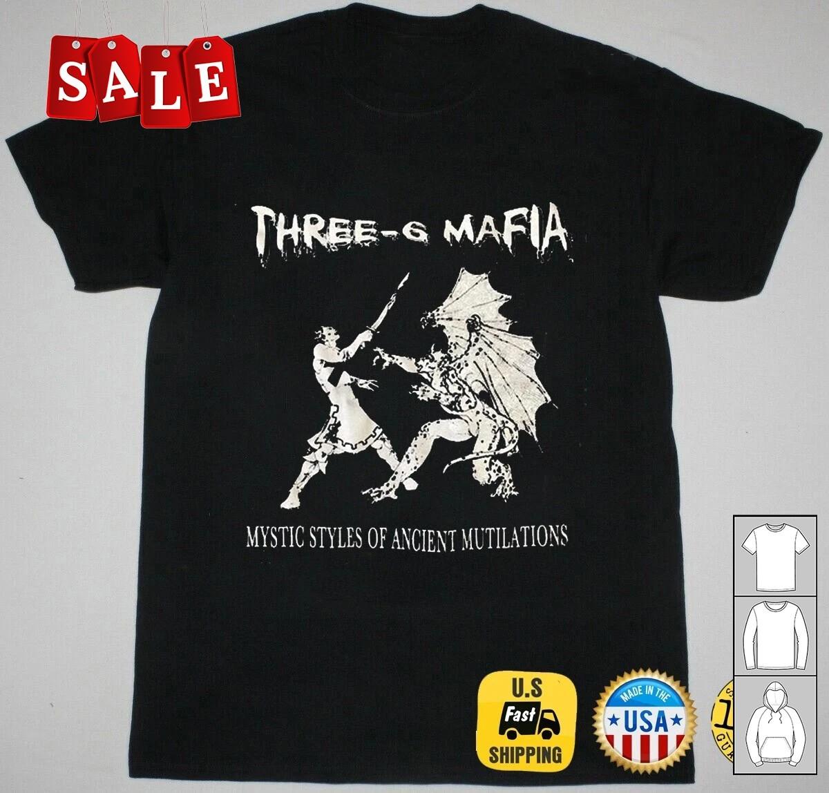 New Three 6 Mafia Gift For Fans Unisex S-5XL Shirt NH482 S