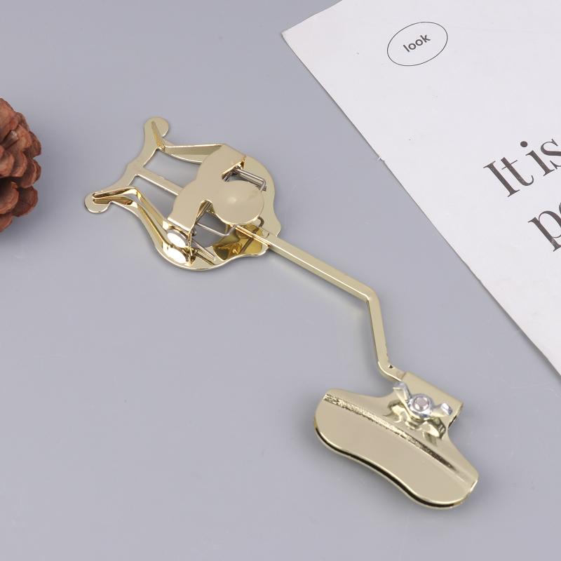 Trombone Lyre Sheet Music Holder Wind Instrument Trumpet Sheet Music Stand Portable Trumpet Marching Lyre For Performance Stage 1PC