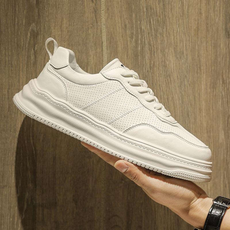 

Зимняя новинка 2024 года, универсальная модная обувь, корейская версия низких кроссовок, модная красивая мужская повседневная обувь для кампуса, спортивная обувь 39 белый