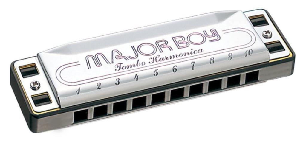 TOMBO 10 Holes Harmonica F# Major Boy 1710