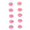 10pcs Couvercles de Pinceaux à Lèvres Ventouse en Silicone Empêchent la Perte Anti-Poussière Couvercle Protecteur de Pinceau à Lèvres