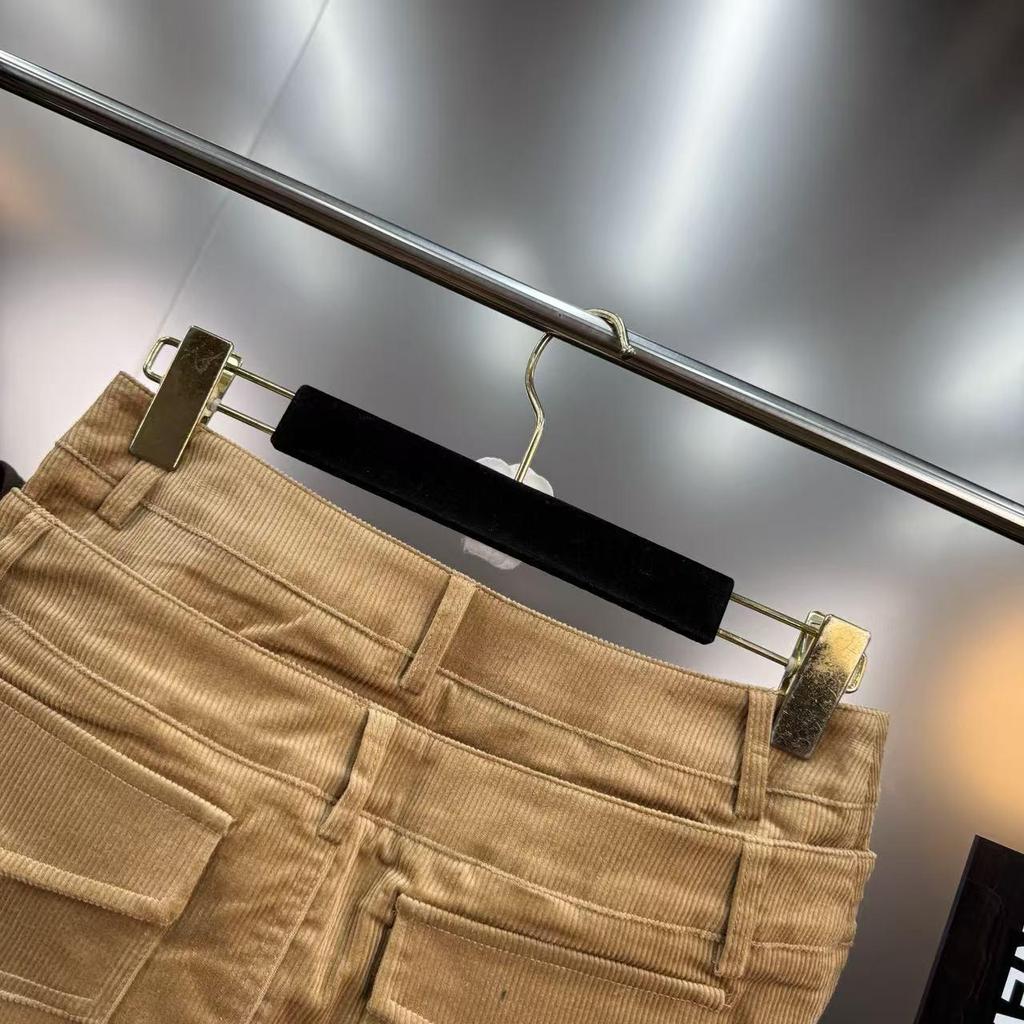 Retro Corduroy Low-Waist Skirt Shorts for Women - Fall/Winter 2025 Hot Girl Style