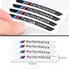 BERV3 Car Wheel Hub Aluminum Alloy Sticker Decorative Accessories For BMW X1 X2 X3 X5 X4 X6 X7 iX3 F20 F10 F07 E70 E46 E90 E92 E