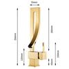 Chrome Brass Basin Faucet Fashion Style Single Handle Waterfall Basin Mixer Tap Hot Cold Bathroom Faucets Sink Waterfall Faucet