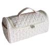 Large-Capacity Quilted Cosmetics And Hair Dryer Storage Bag