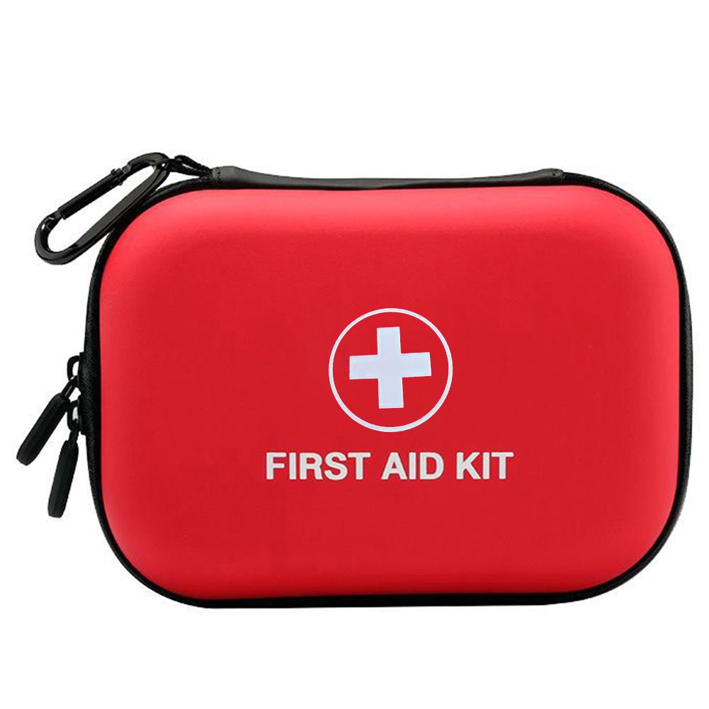 First Aid Kit Bag Empty First Aid Storage Box Waterproof Small First Aid Bag Protect Your Loved Ones Ideal for Home Office Car S красный