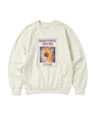 THISISNEVERTHAT Basketball Hoop Crewneck Natural