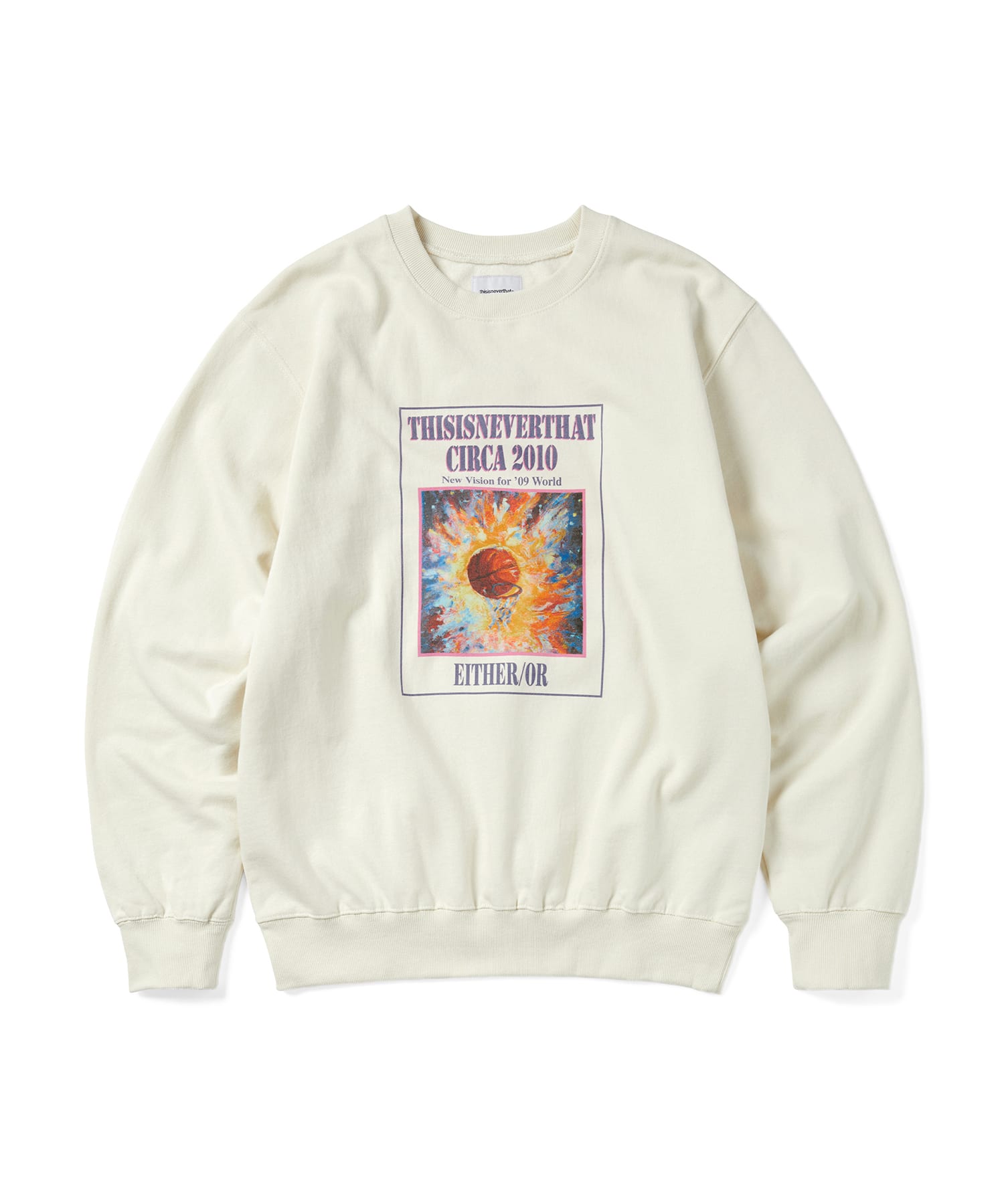 This Is Never That Basketball Hoop Crewneck Natural L