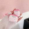 Pink stars for AirPods pro2 apple bluetooth wireless 1/2/3 generation earphone cover cute cartoon woman