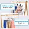 Folding Clothes Hanger Does Not Take Up Space, Multifunctional Storage Tool, Multi-layer Folding Drawer Pants Hanger