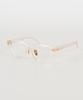 Eseubika Heart-C02 Transparent Horn-Rimmed Glasses