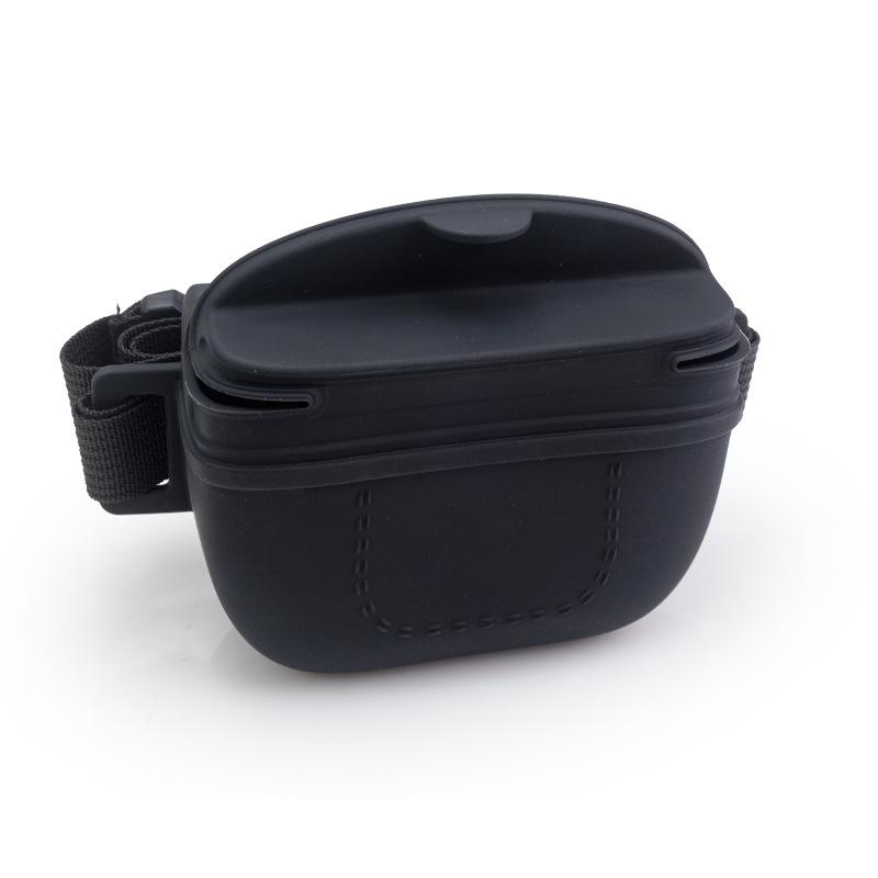 

Silicone Pet Snack Bags, Portable Outdoor Dog Training, Dog Walking, Pet Feeding Silicone Dog Food Bags чёрный/серый