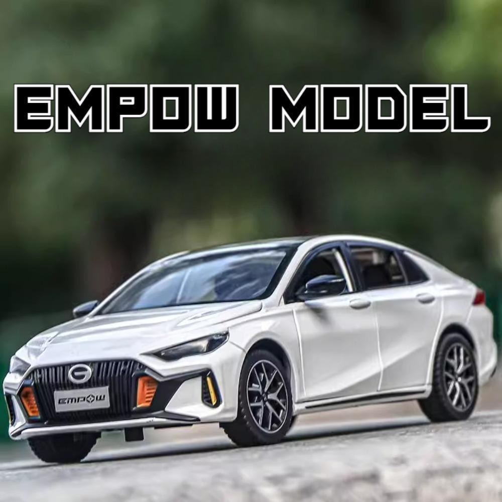 1/24 GAC-motor EMPOW miniatyrstøpt lekebilmodell med tilbaketrekkende lyd og lette leker Kjøretøysmodeller Voksensamling med bursdagsgaver
