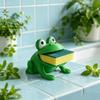 Frog-Shaped Sponge And Dish Brush Holder with Drainage System,Suitable for Countertop And Dish Rack,Ideal for Sponges, Rags