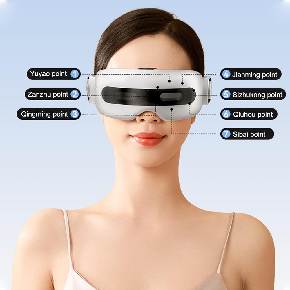 Atomized Steam Eye Massager Smart Vibration Bluetooth Eye Care Instrument Hot Compress Relieve Fatigue Eye Dry Massage Relax