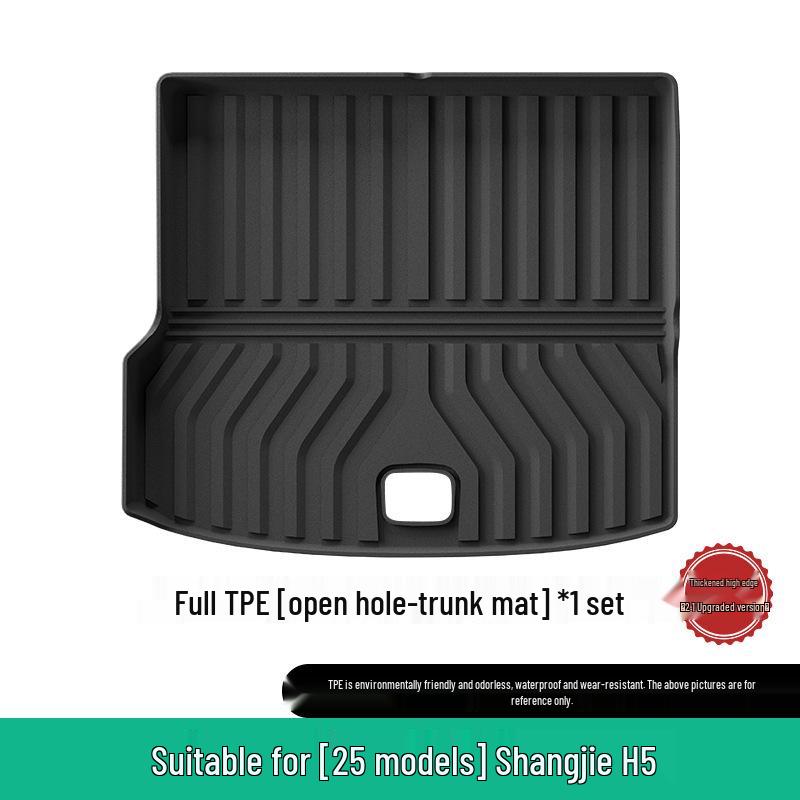 Custom TPE Floor Mats & All-Weather Trunk Mat for 2025 Shangjie H5