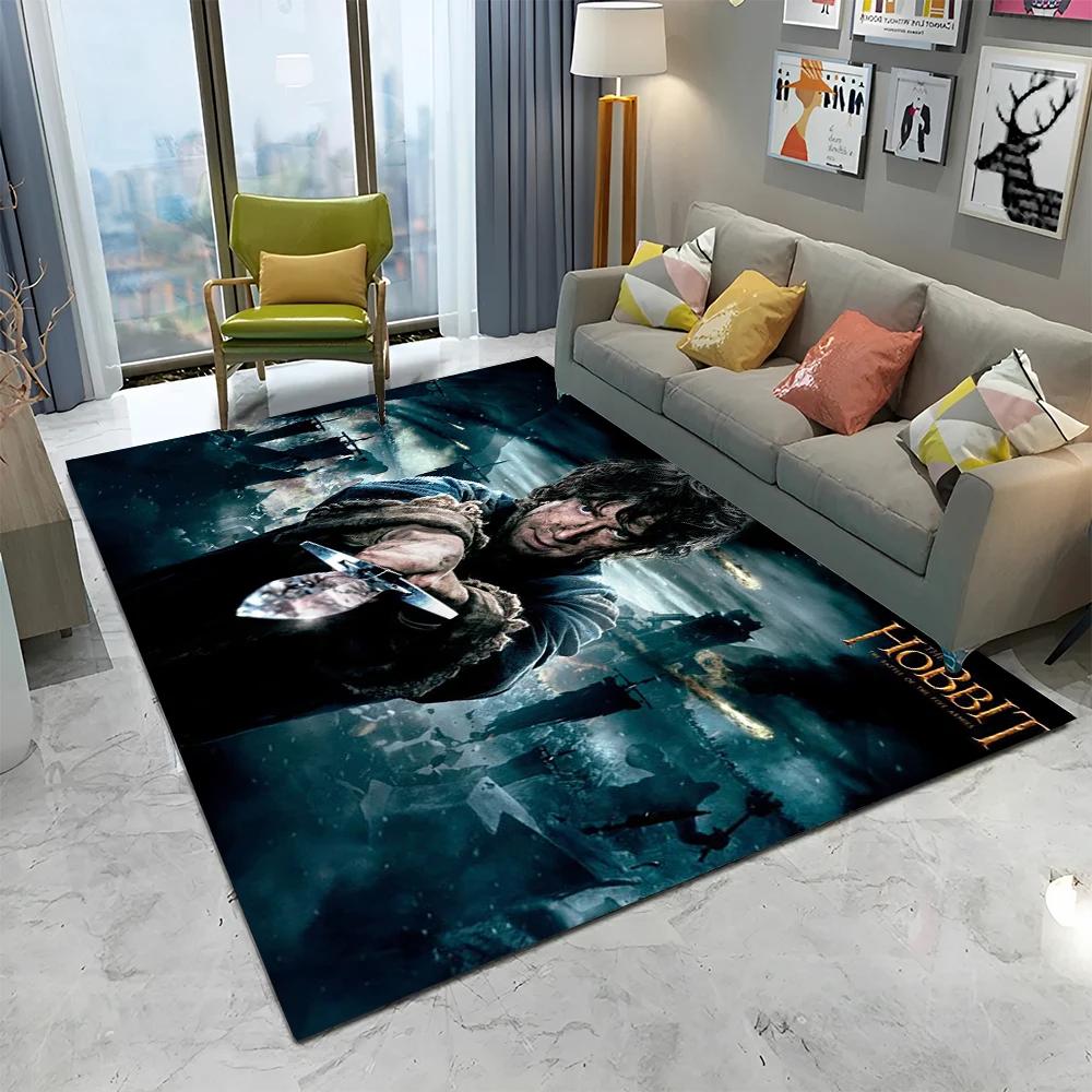 

L-Властелин колец H-Хоббит HD Ковер-циновка для дома, гостиной, спальни, дивана, придверный коврик, декор, детский ковер для игровой зоны, нескользящий коврик для пола 40x60cm